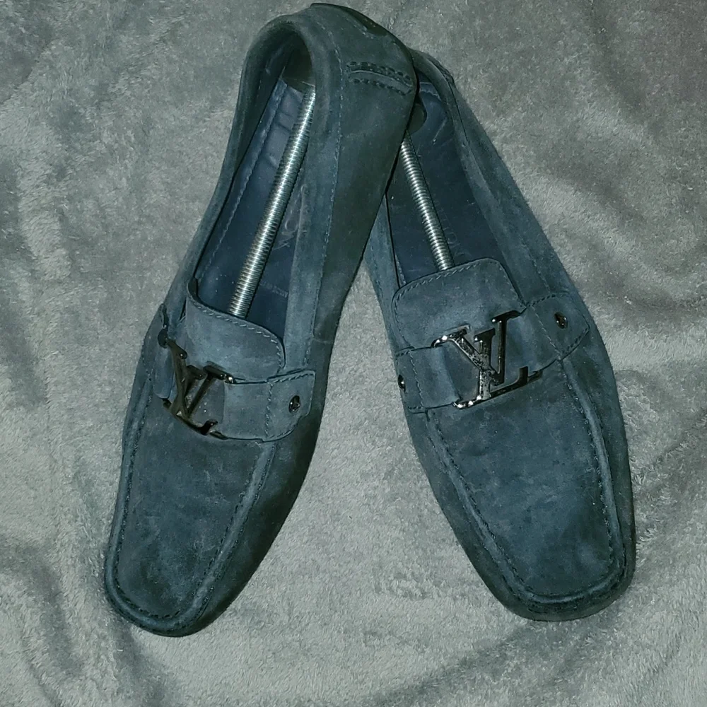 Louis Vuitton Monte Carlo Loafers Driving Shoes Gray Suede Louis Vuitton | Shoes | Louis Vuitton Loafers Monte Carlo  main image 4